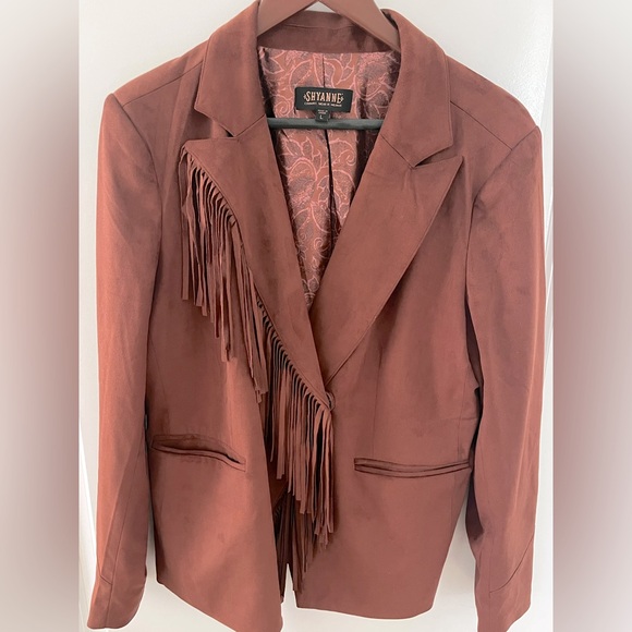 Shyanne Rust Fringe Jacket - Picture 3 of 15